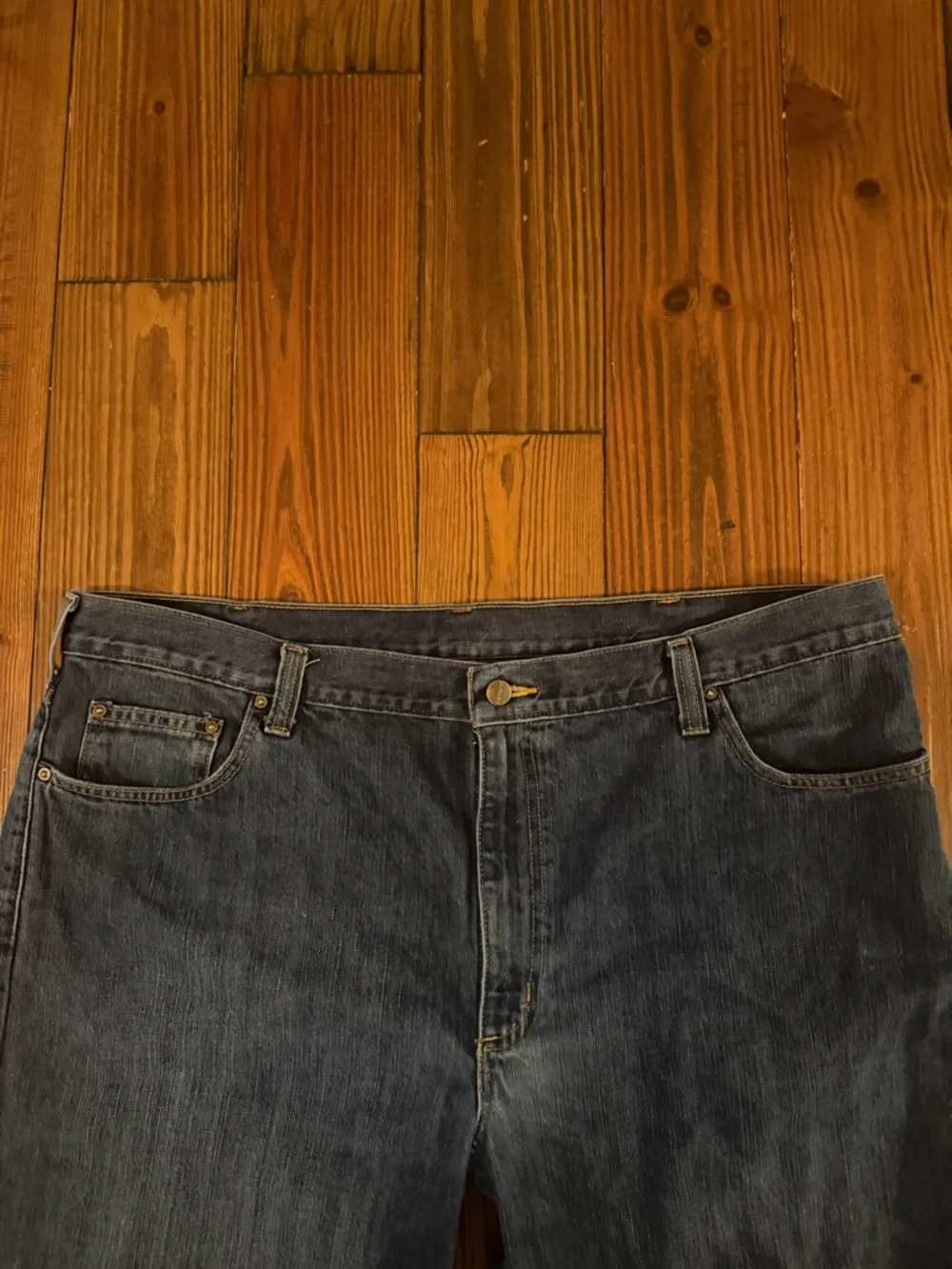 Carhartt Men's Straight-Leg Jeans - Indigo Blue 42/30 - Picture 2 of 5